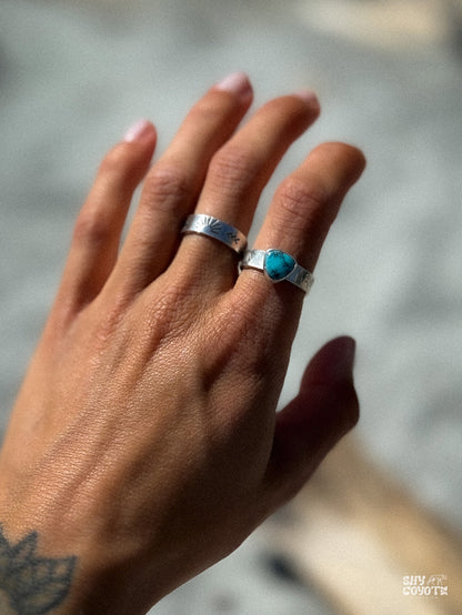 Turquoise Sunburst Band NO.2  | Size 7.5