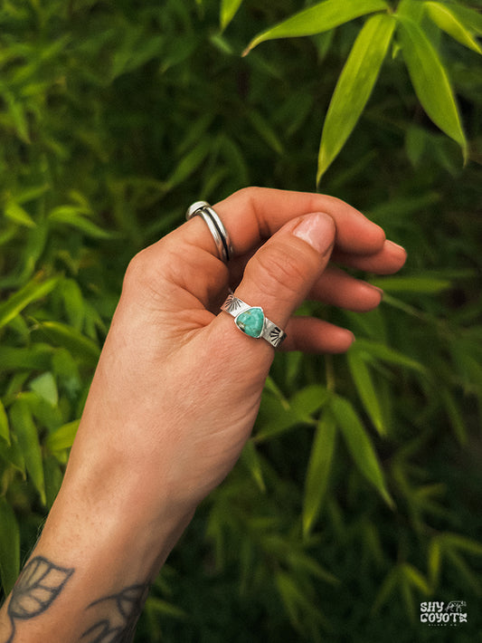Turquoise Sunburst Band NO.1  | Size 7