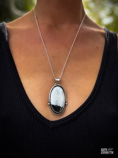 White Buffalo Wrangler Pendant