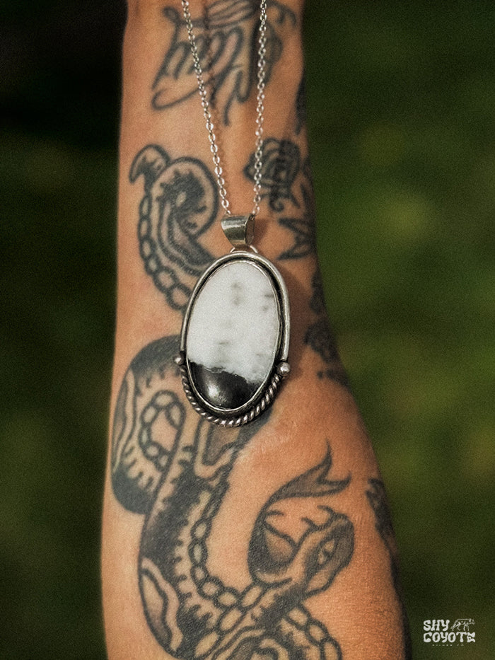White Buffalo Wrangler Pendant