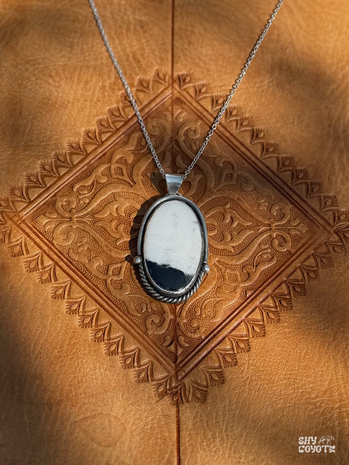 White Buffalo Wrangler Pendant